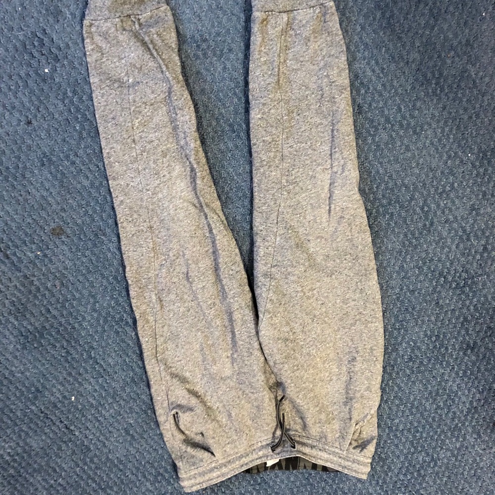 Gray sweatpants